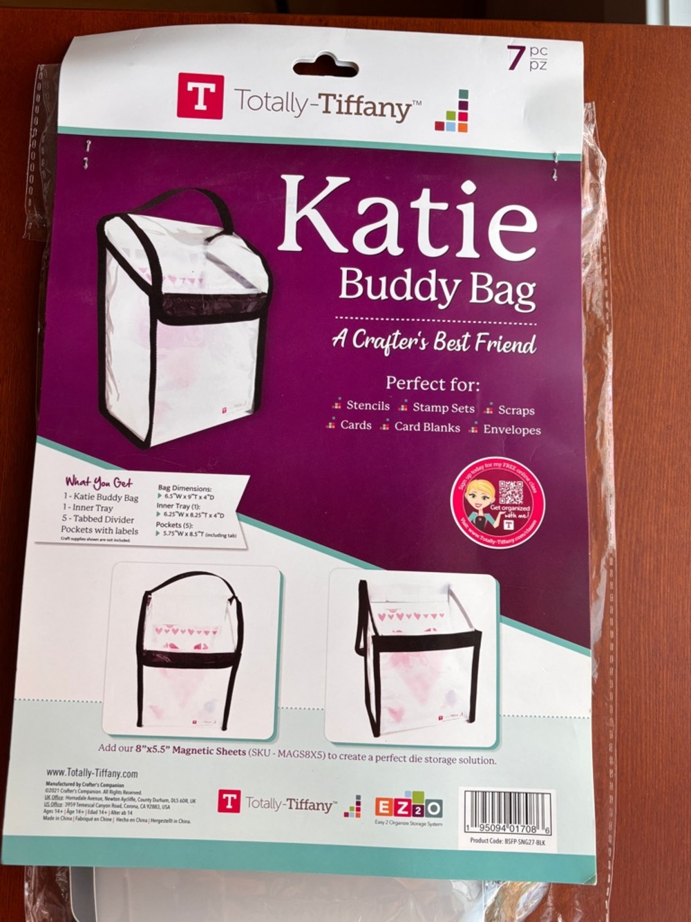 Totally-Tiffany Katie Buddy Bag Crafting Storage Scrapbooking